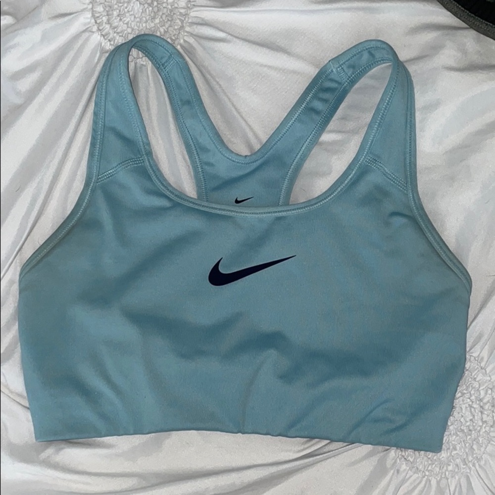 Blue Nike Sports bra